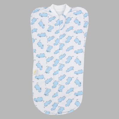 Пеленка-кокон Бегемотики Чуди Кидс 445425Б-15 молочный 01